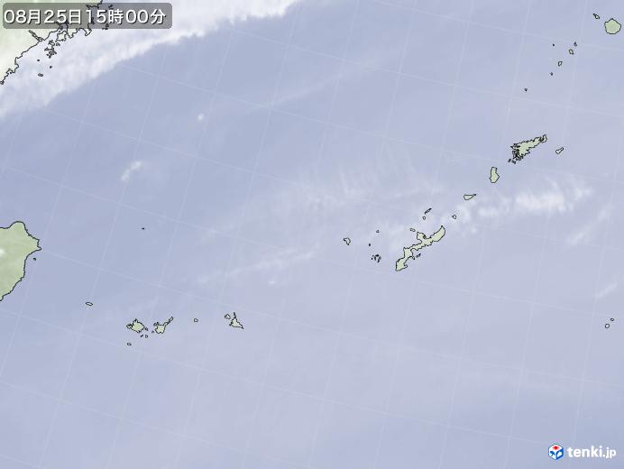 実況天気図(2021年08月25日)