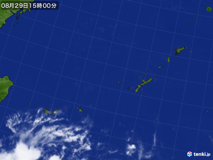 実況天気図(2021年08月29日)