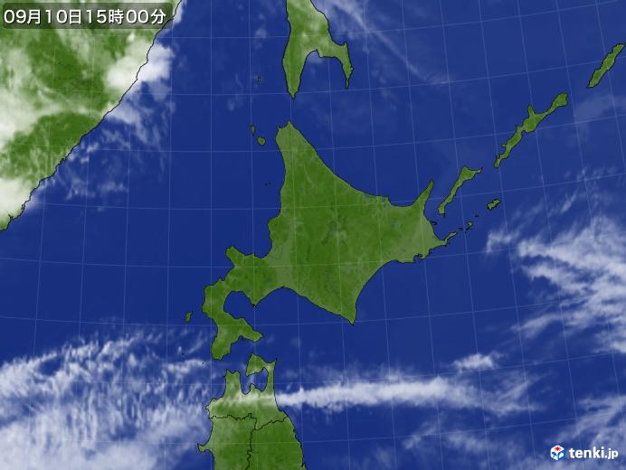 実況天気図(2021年09月10日)