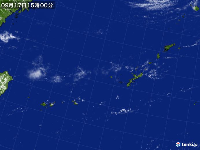 実況天気図(2021年09月17日)