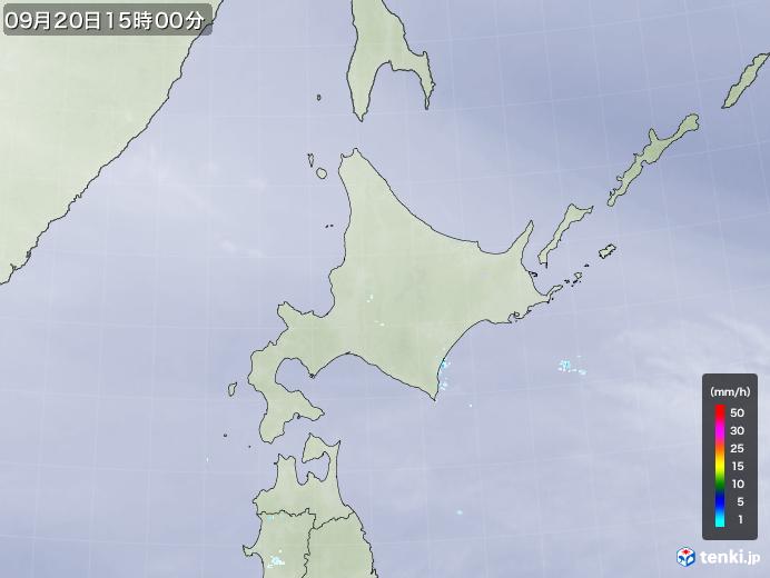 実況天気図(2021年09月20日)