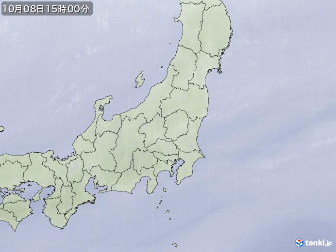実況天気図(2021年10月08日)