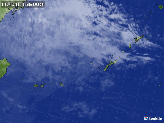 実況天気図(2021年11月04日)
