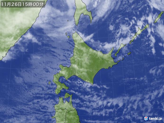 実況天気図(2021年11月26日)