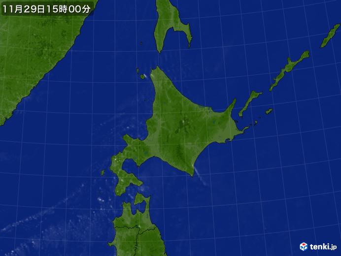 実況天気図(2021年11月29日)