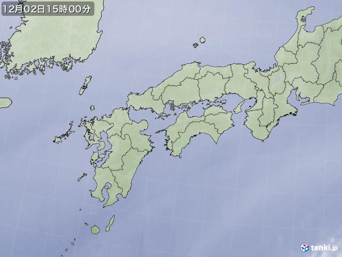 実況天気図(2021年12月02日)