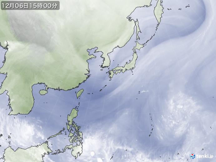 実況天気図(2021年12月06日)