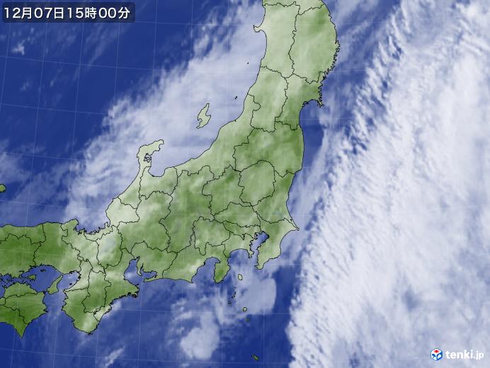 実況天気図(2021年12月07日)