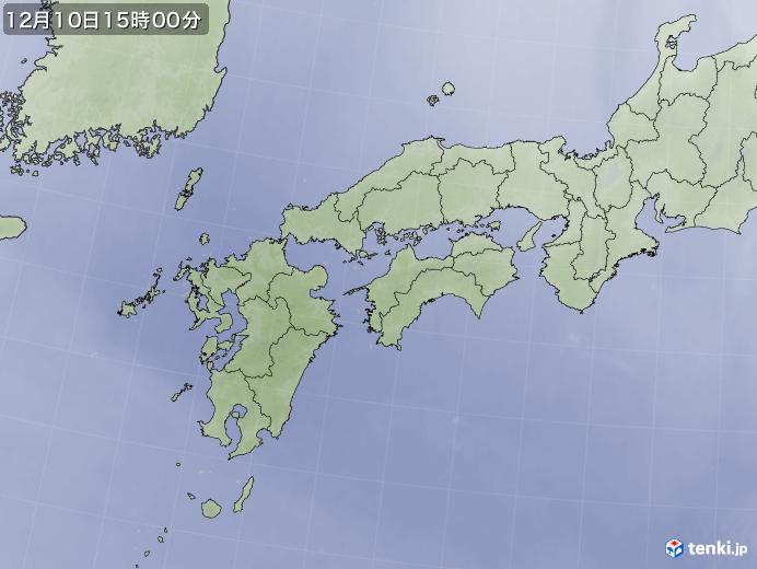 実況天気図(2021年12月10日)