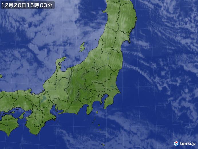 実況天気図(2021年12月20日)