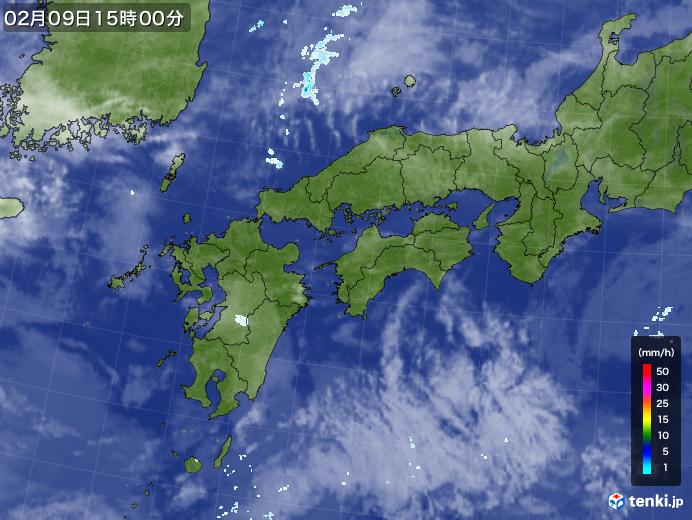 実況天気図(2022年02月09日)