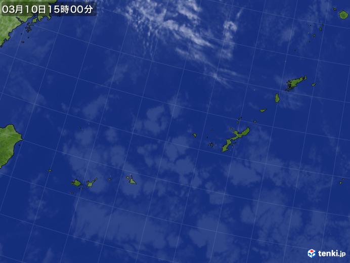 実況天気図(2022年03月10日)