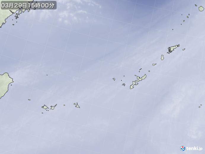 実況天気図(2022年03月29日)