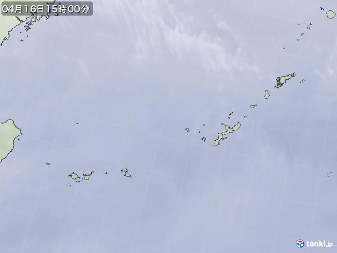 実況天気図(2022年04月16日)