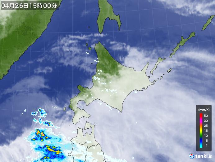 実況天気図(2022年04月26日)