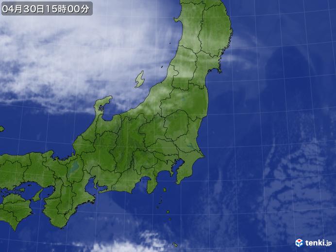 実況天気図(2022年04月30日)