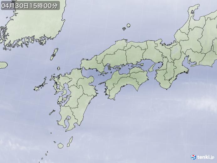 実況天気図(2022年04月30日)