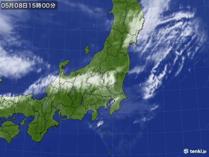 実況天気図(2022年05月08日)