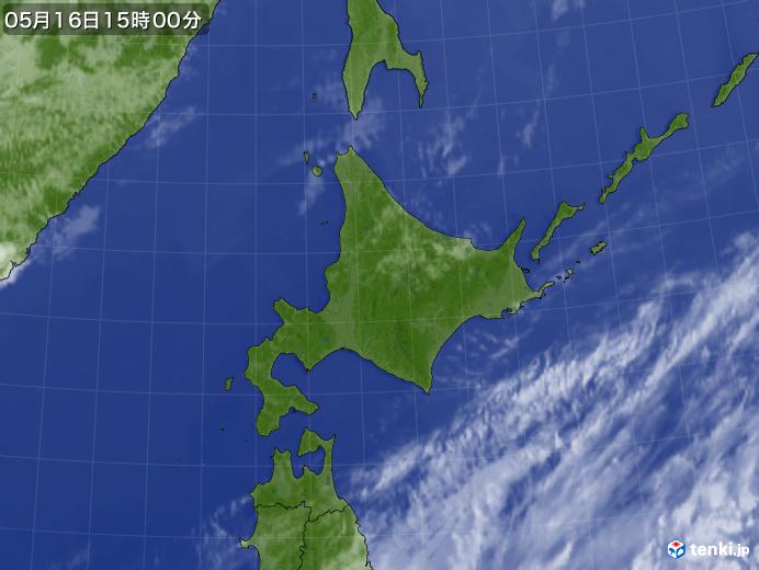 実況天気図(2022年05月16日)