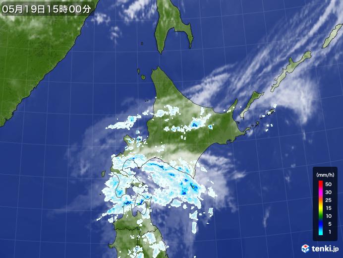 実況天気図(2022年05月19日)