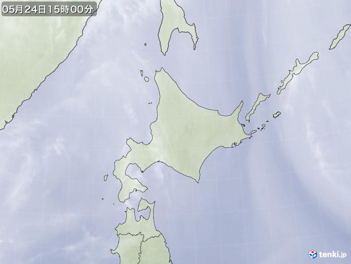 実況天気図(2022年05月24日)