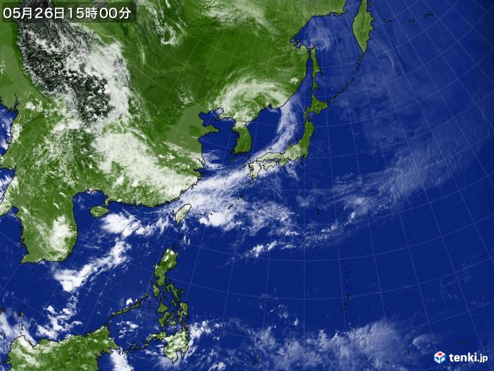 実況天気図(2022年05月26日)