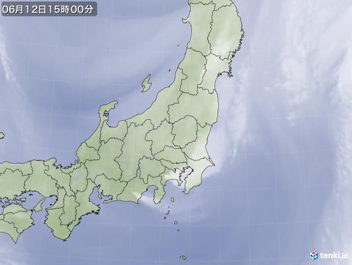 実況天気図(2022年06月12日)