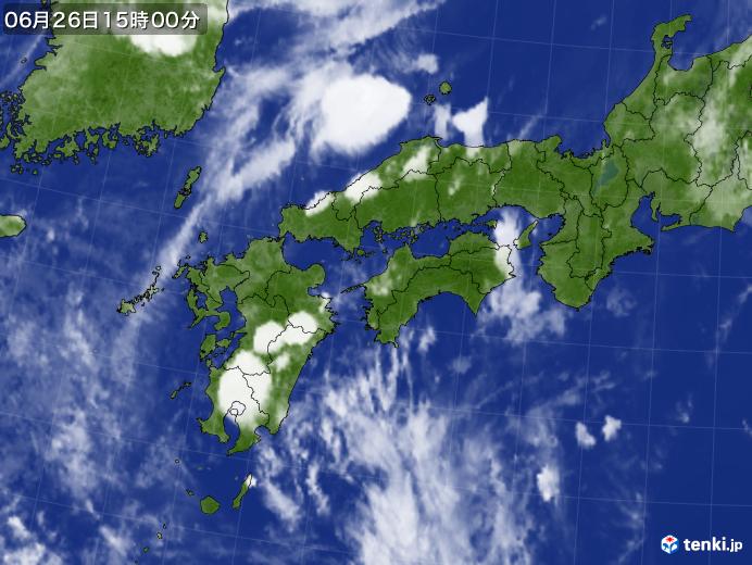 実況天気図(2022年06月26日)