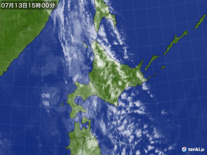 実況天気図(2022年07月13日)