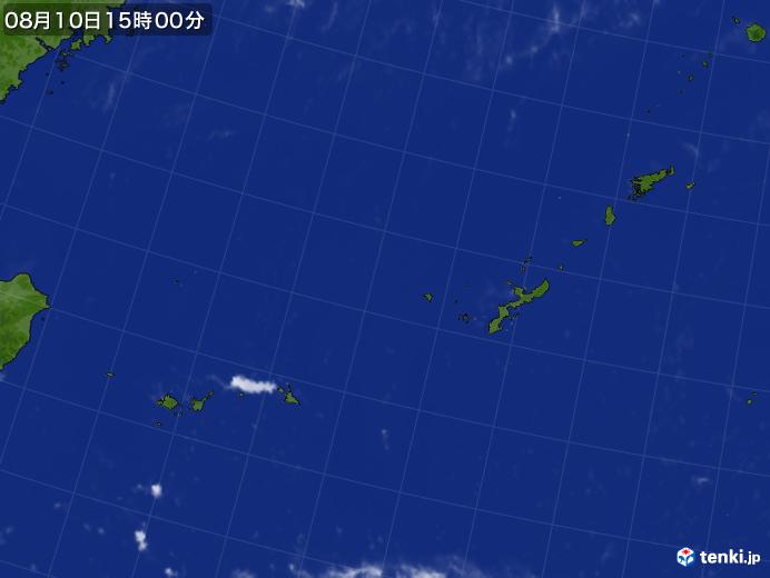 実況天気図(2022年08月10日)