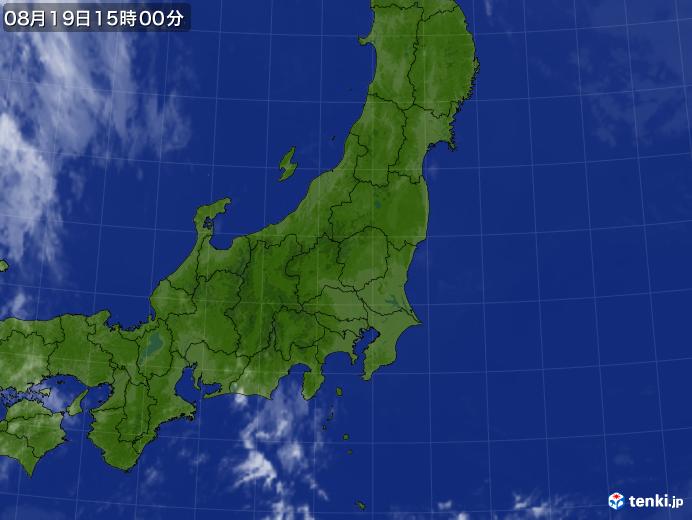 実況天気図(2022年08月19日)