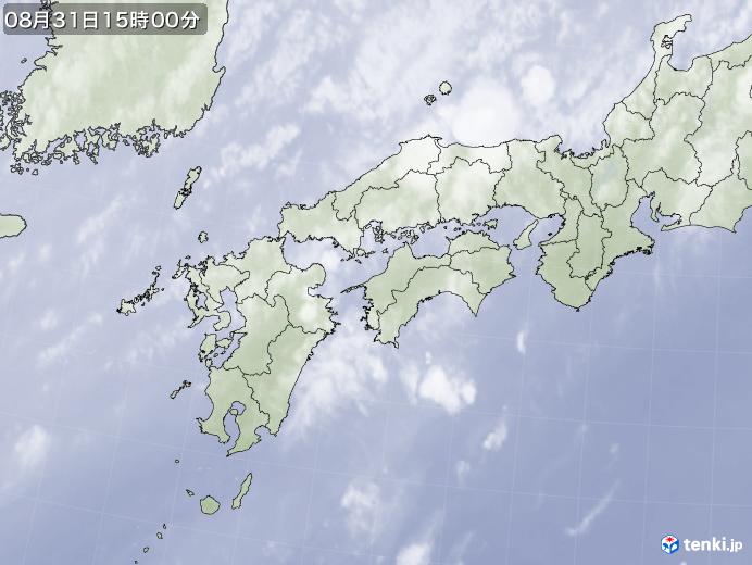 実況天気図(2022年08月31日)