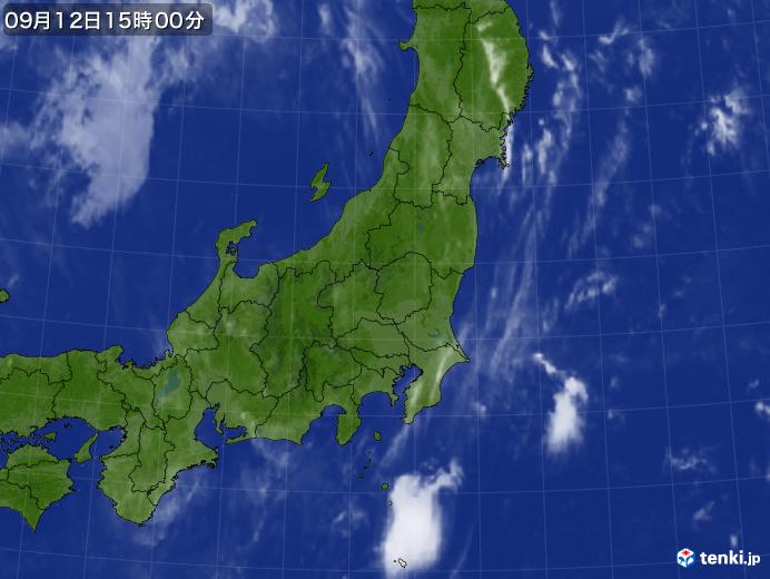 実況天気図(2022年09月12日)
