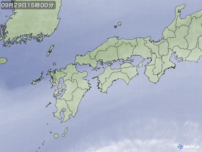 実況天気図(2022年09月29日)