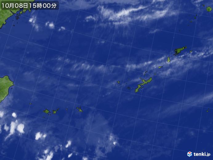 実況天気図(2022年10月08日)