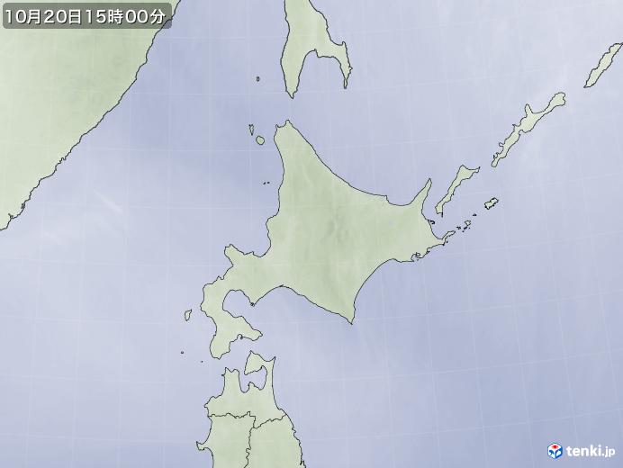 実況天気図(2022年10月20日)