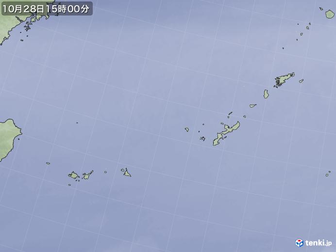 実況天気図(2022年10月28日)