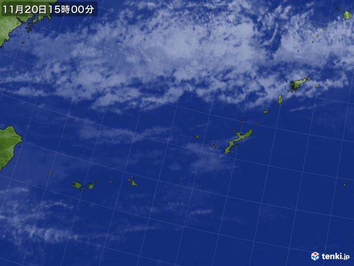 実況天気図(2022年11月20日)