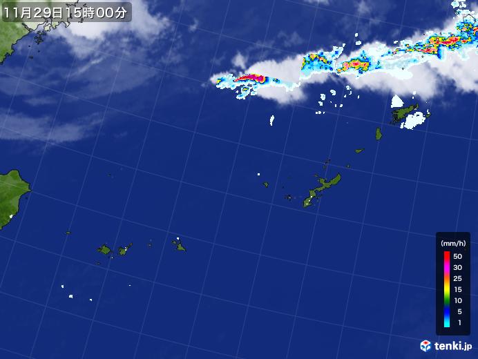 実況天気図(2022年11月29日)
