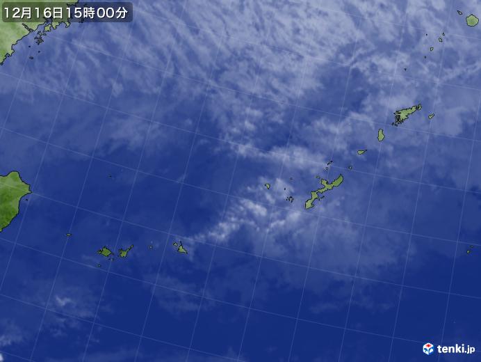 実況天気図(2022年12月16日)