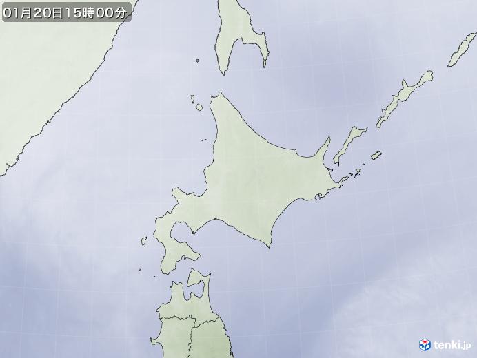 実況天気図(2023年01月20日)