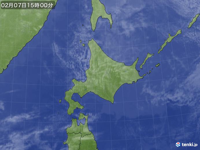 実況天気図(2023年02月07日)