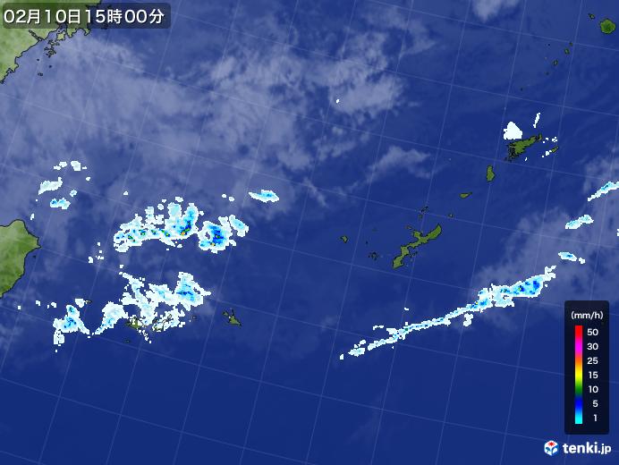 実況天気図(2023年02月10日)
