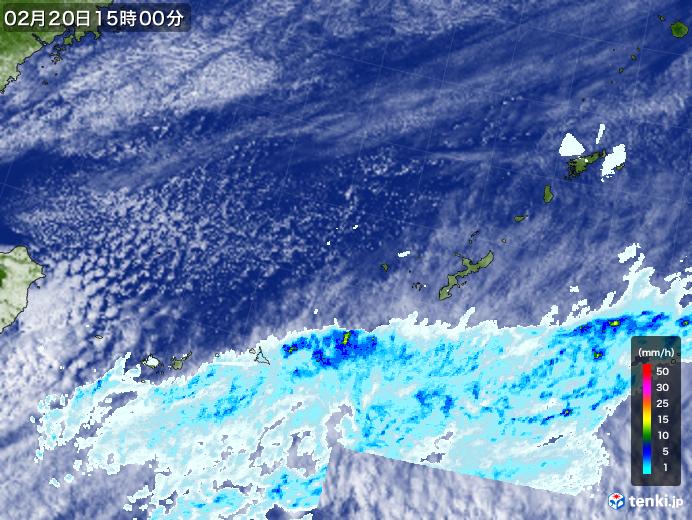 実況天気図(2023年02月20日)