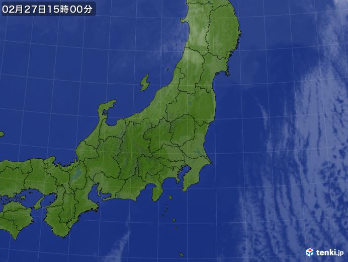 実況天気図(2023年02月27日)