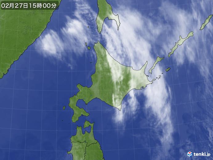 実況天気図(2023年02月27日)