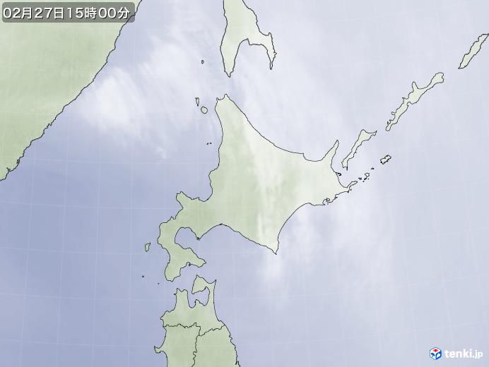 実況天気図(2023年02月27日)