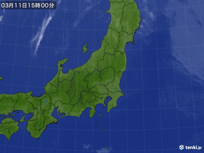実況天気図(2023年03月11日)