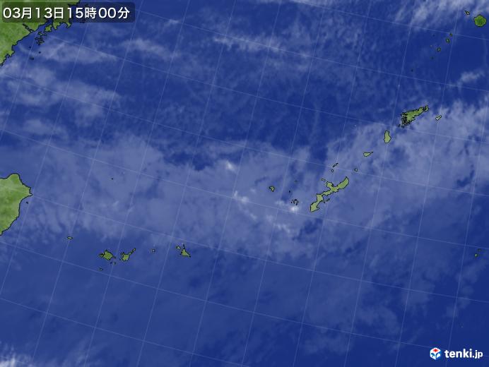 実況天気図(2023年03月13日)