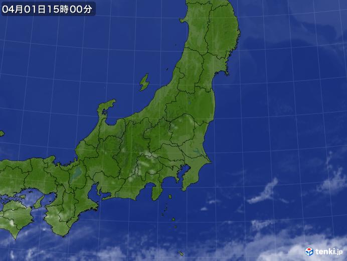 実況天気図(2023年04月01日)
